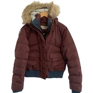 Prana Kromata Women's Size Small Bomber Jacket Down Filled Wam coat Outdoor